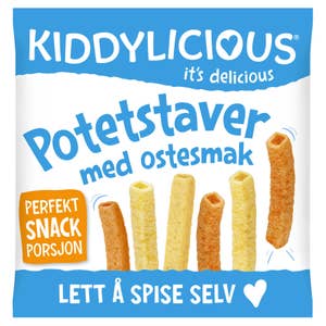 Kiddylicious Potetstaver med ostesmak Fra 9 mnd