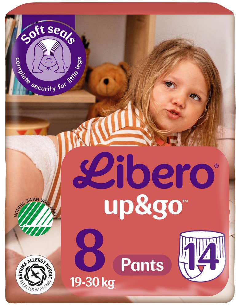 Libero Up & Go buksebleie Str. 8, 19-30kg