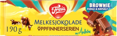 Freia Melkesjokolade Brownie Fudge Havsalt
