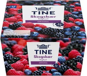 TINE Yoghurt skogsbær 4x150g