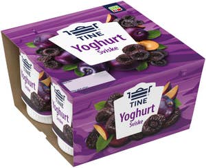 TINE Yoghurt sviske 4x150g