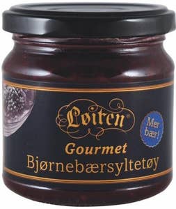 Løiten Bjørnebærsyltetøy gourmet