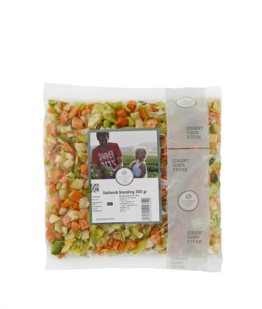 KUTTA italiensk suppe- og grytebase stangselleri, gulrot, purre og brokkolistilk