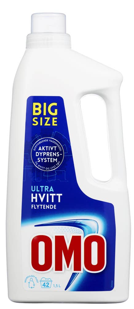 Omo Ultra Hvitt Flytende Big Size