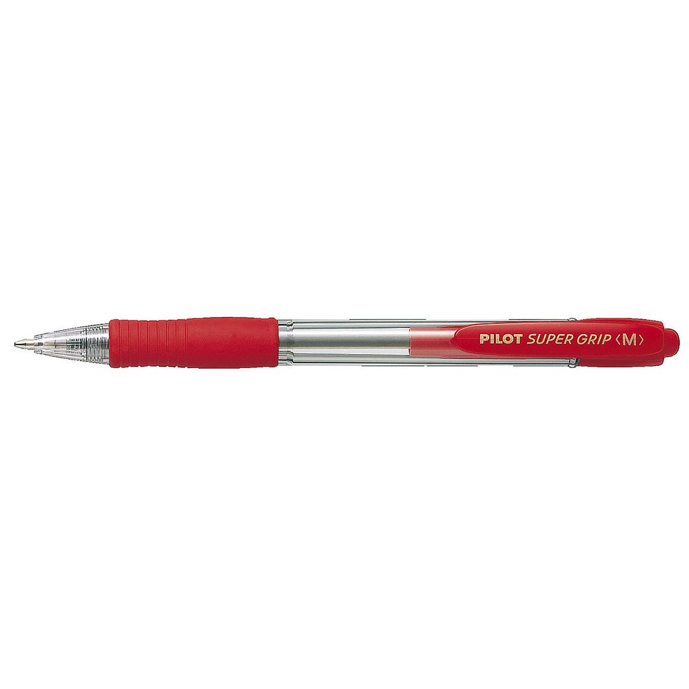 Pilot Super Grip Medium Kulepenn Rød