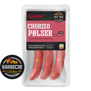 Grilstad Chorizo pølser 3 stk