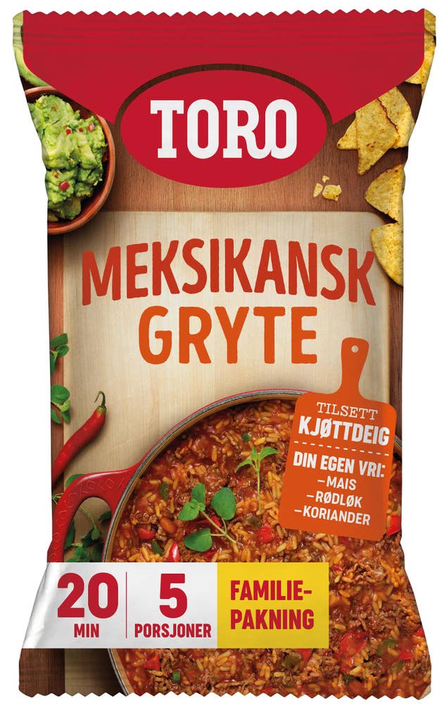 Toro Meksikansk gryte Familiepakning