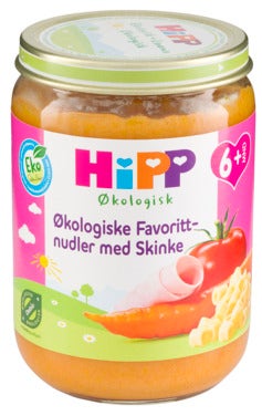 Hipp Økologiske Favorittnudler Fra 6 mnd