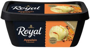 Diplom-is Royal appelsin og sjokolade