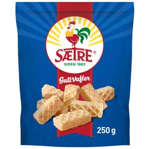 Gullvafler vanilje