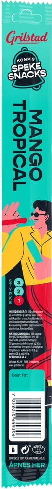 Grilstad Kompis spekesnacks mango tropical