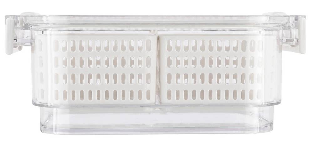 Clas Ohlson Kjøleskapsoppbevaring til frukt og grønt, 0,68 l