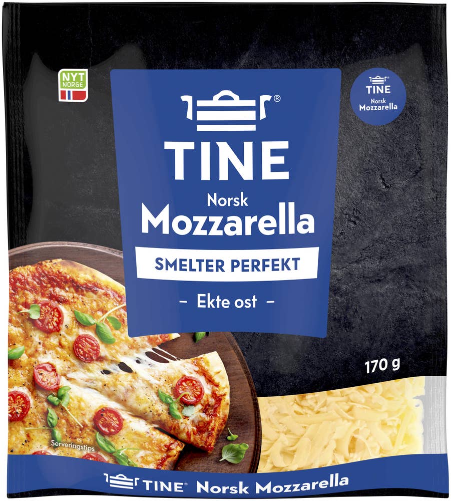 TINE Ekte revet ost Mozzarella