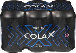 Grans Cola X Uten Sukker 6 x 0,33L