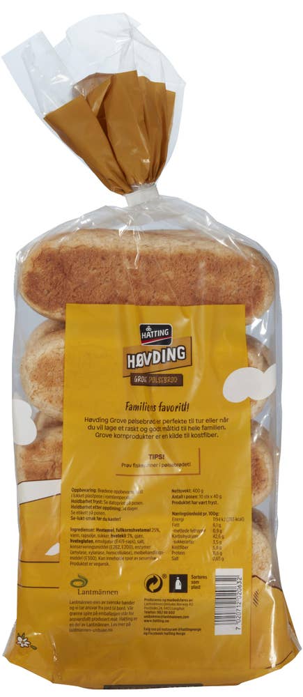 Hatting Grove pølsebrød 10stk