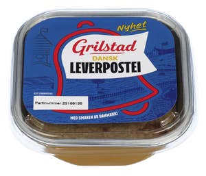 Grilstad Grov Dansk leverpostei Ovnsbakt