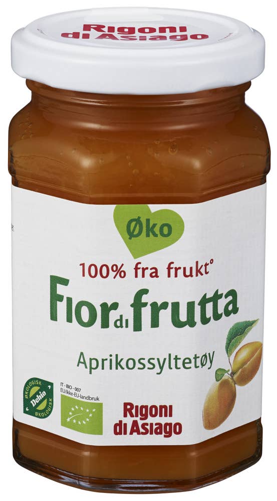 Rigoni di Asiago Økologisk aprikossyltetøy Fior di frutta