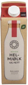 Økologisk Rørosmjølk Hel 4,0% fett