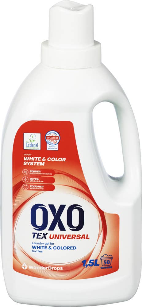 Oxo Flytende vaskemiddel universal Hvit og farget tøy