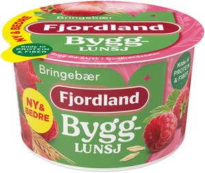 Fjordland Byggrynslunsj Med bringebær