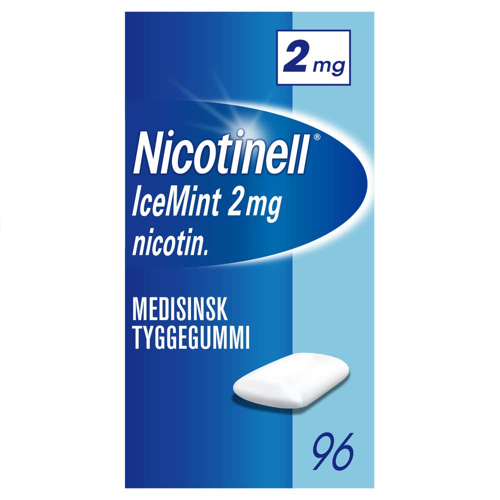 Nicotinell Icemint 2 mg nikotin Tyggegummi