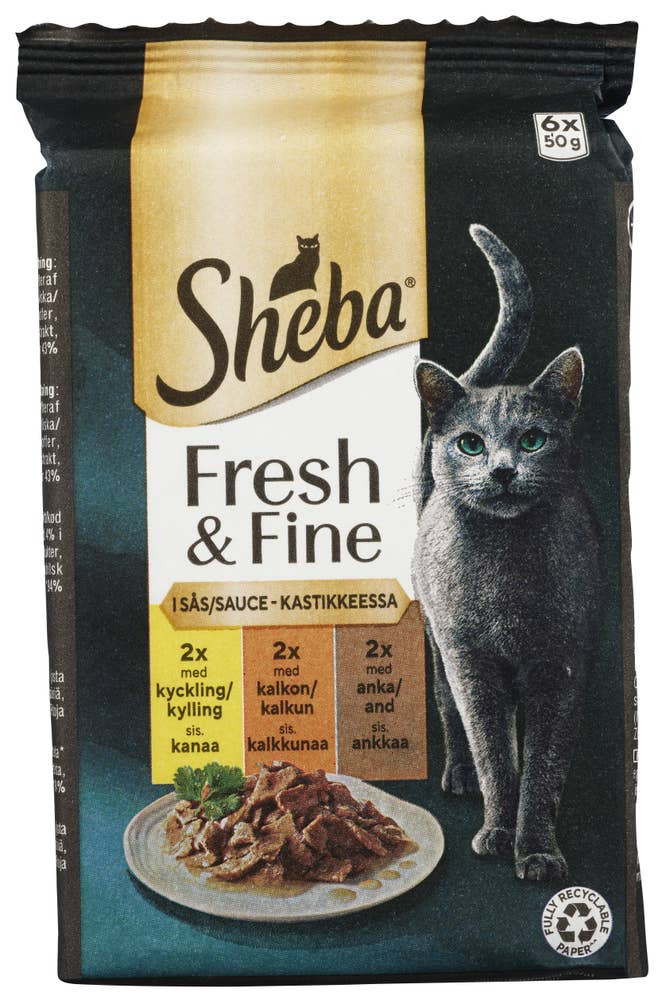 Sheba Fresh & Fine Poultry Kylling, kalkun & and