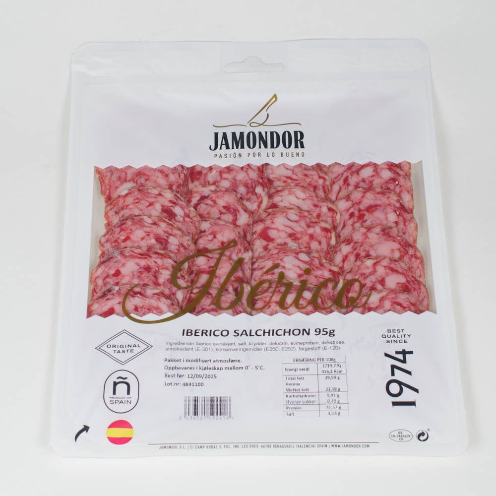 Jamondor Iberico Salchichon Extra Skivet