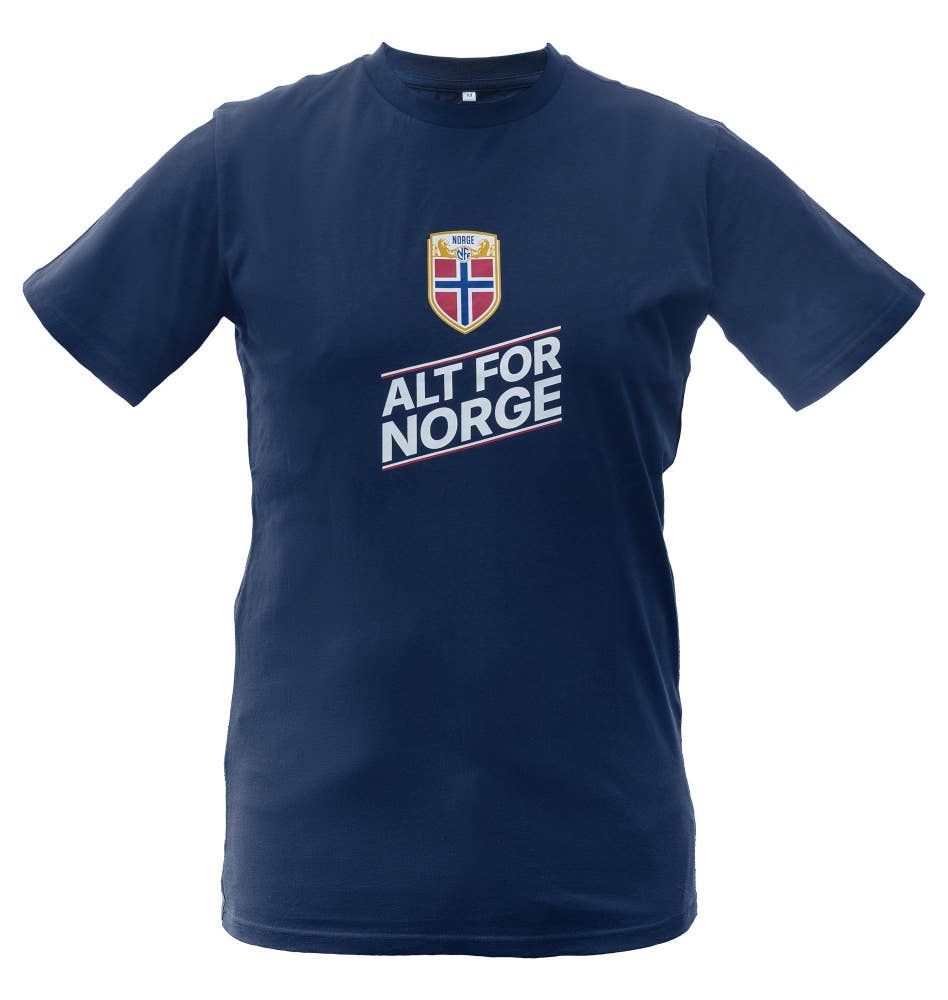 Magic Store Alt for Norge - T-skjorte til voksne Blå, str. XL