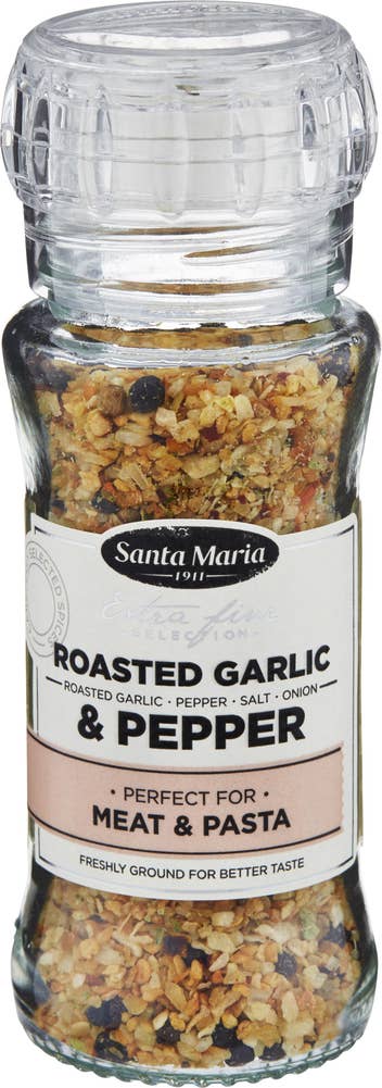 Santa Maria Roasted Garlic & Pepper Med kvern