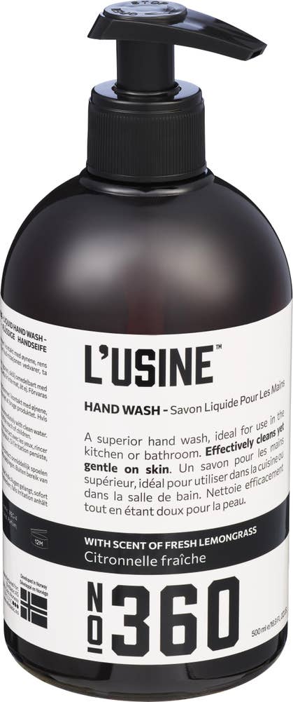L'USINE Håndsåpe Lemongrass & fresh mint