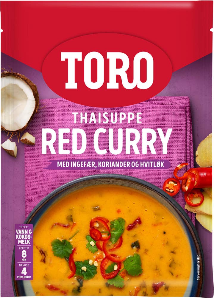 Toro Thaisuppe Red Curry