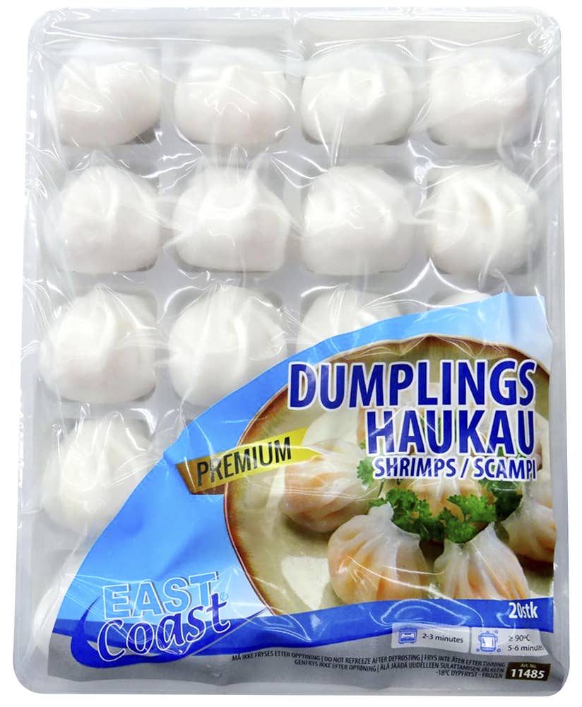 East Coast Dumplings Haukau Reker / Scampi Dim Sum 20stk