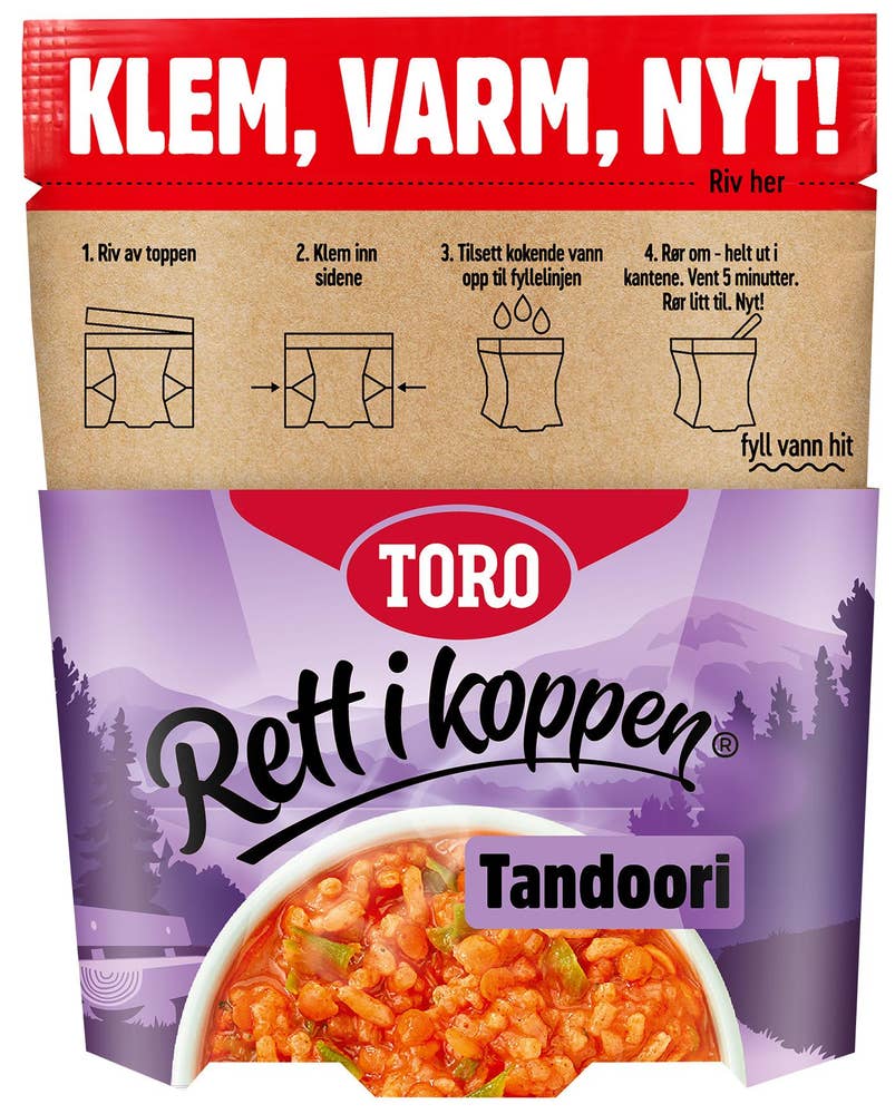 TORO Rik Tandoori rett i koppen
