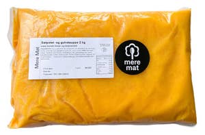 Mere Mat Gulrot-og søtpotetsuppe