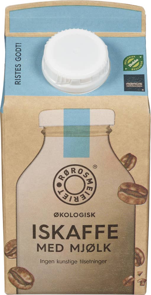 Rørosmeieriet Økologisk fersk iskaffe med mjølk Laktosefri