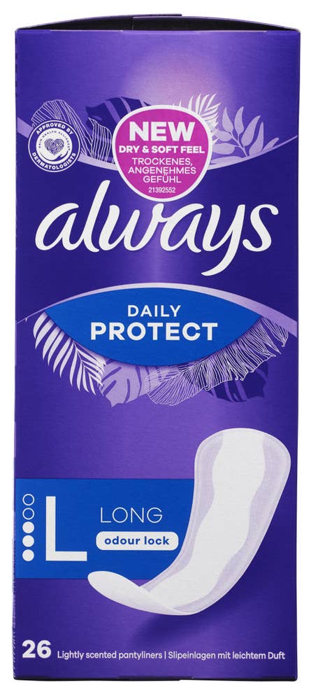Always Truseinnlegg Large Lett parfymert