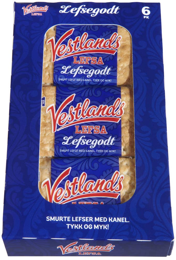 Vestlandslefsa Lefser med Kanel 6 stk