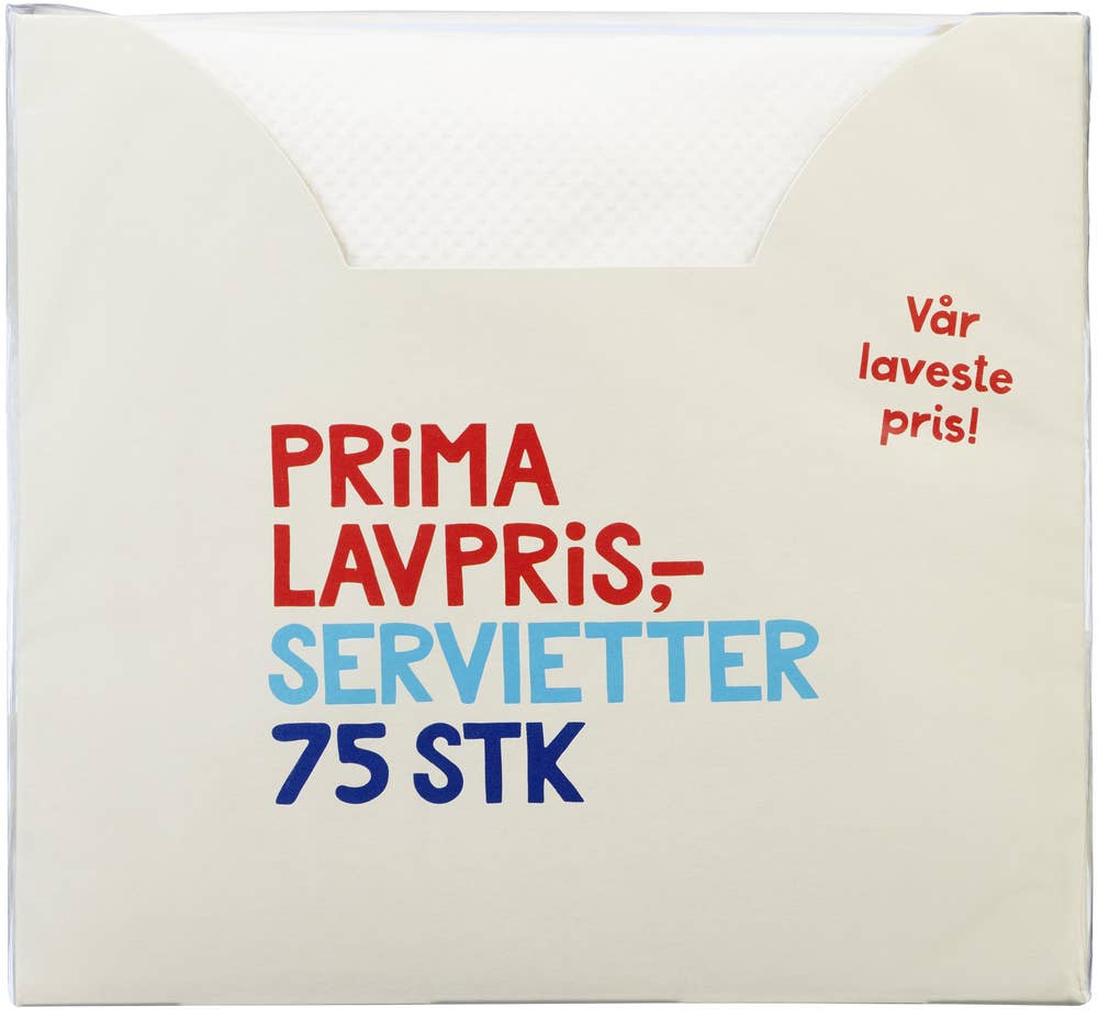 Prima Lavpris Servietter bordpakning