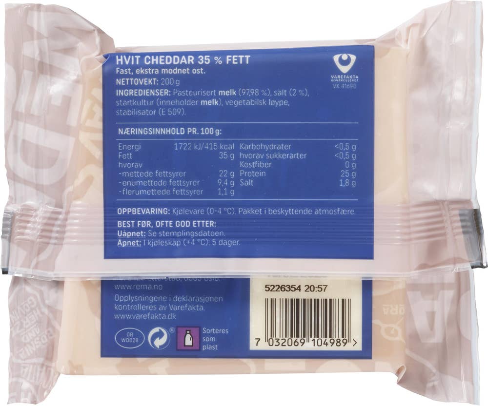 REMA 1000 Ekstra modnet Cheddar