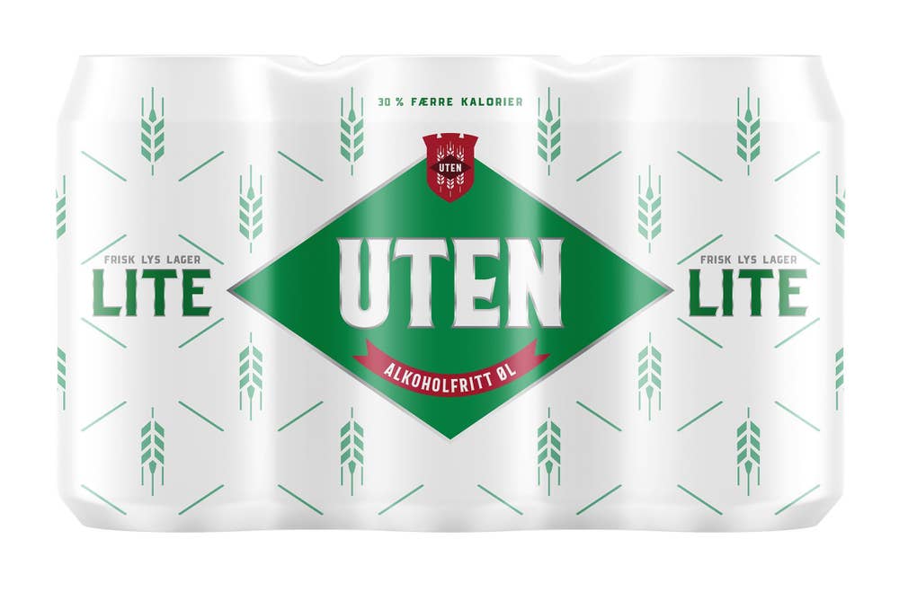 Aass Bryggeri Aass UTEN Lite 6 x 0,33 l