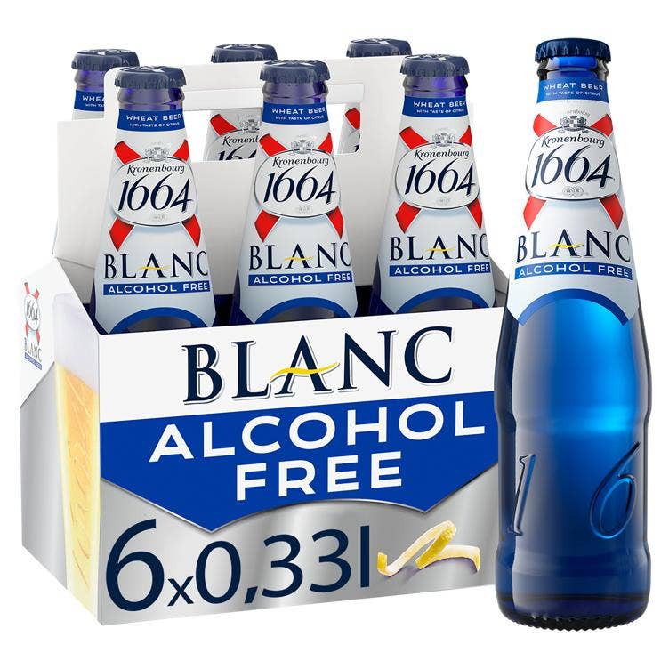 Kronenbourg 1664 Blanc Alkoholfri 6 x 0,33l