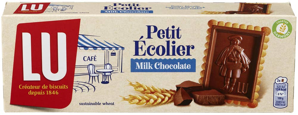 LU Kjeks Petit Écolier Milk Med melkesjokolade