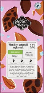 Kolonihagen Økologisk sjokolade med mandler, karamell og havsalt
