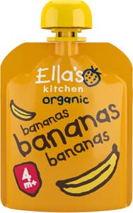 Ella's Kitchen Banan Fra 4 mnd, økologisk