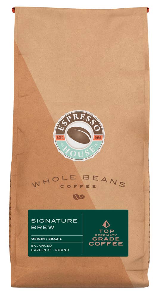 Espresso House Signature Brew Hele bønner, hasselnøttpreg