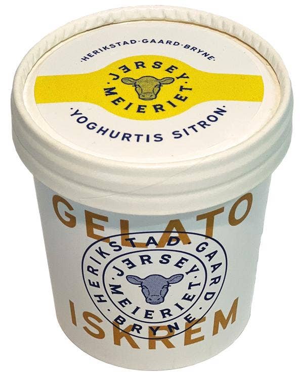Jerseymeieriet Gelato Yoghurt & Sitron
