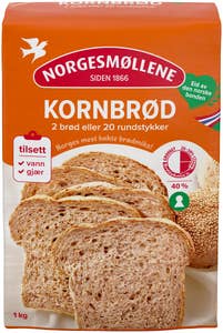 Norgesmøllene Kornbrød 1-2-3