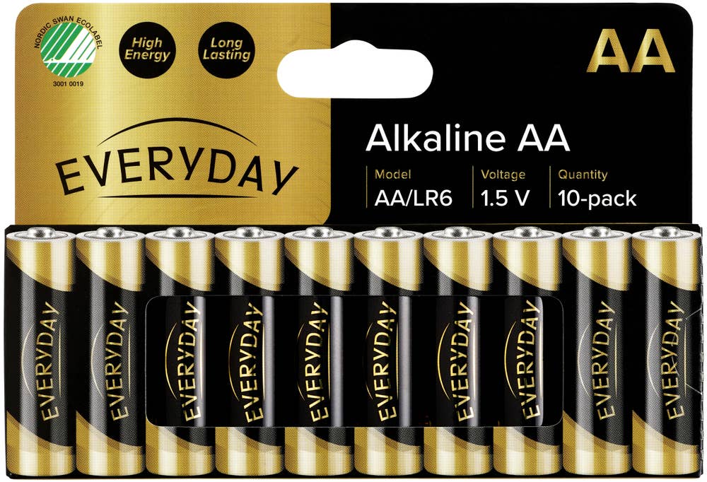 Everyday Batterier AA/LR06 Alkaliske