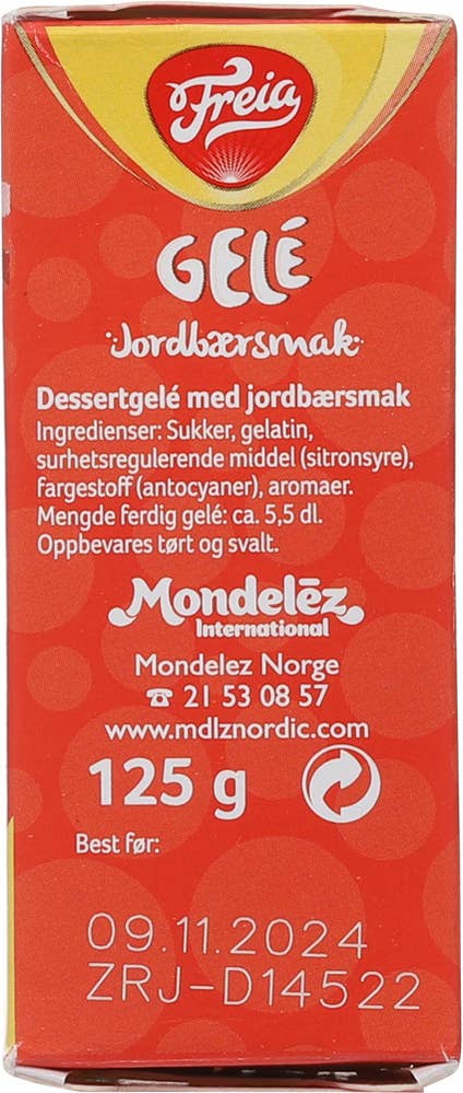 FREIA Jordbærgelé