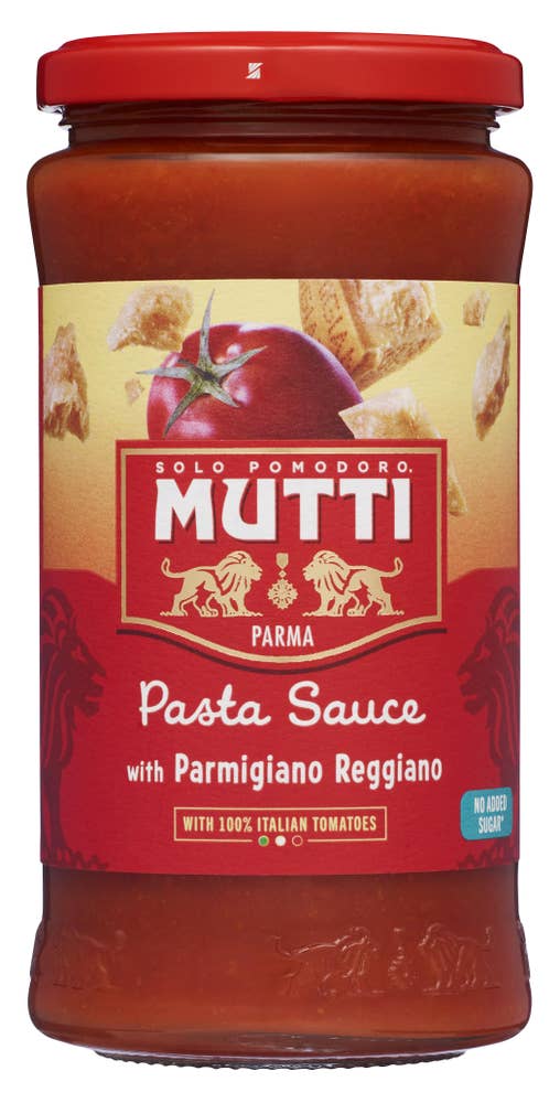 Mutti Pastasaus med Parmigiano Reggiano